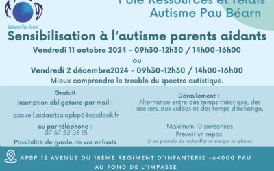 SENSIBILISATION A L’AUTISME POUR AIDANTS