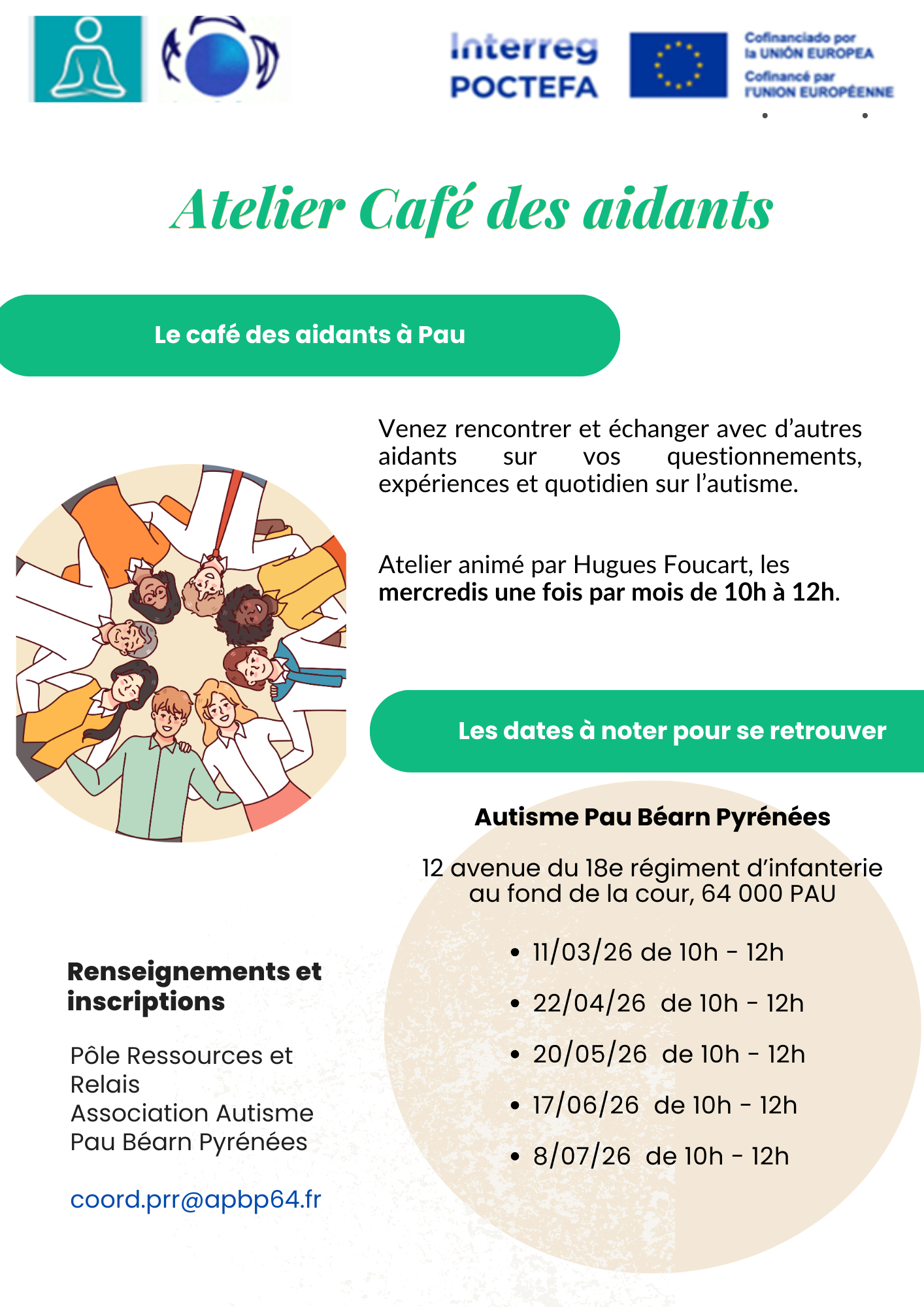2026 Annonce atelier Café des parents Pau