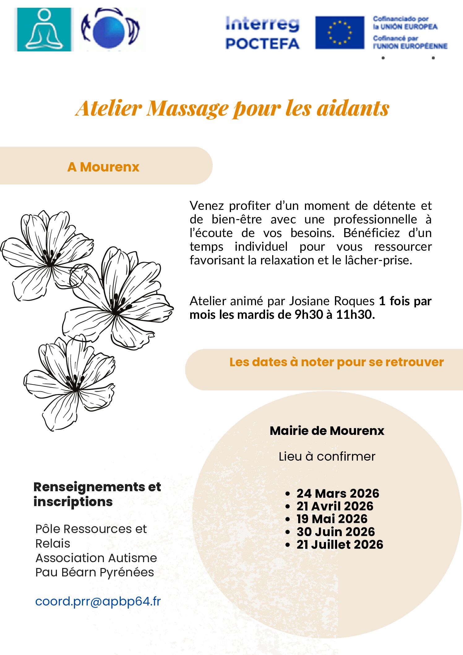 2026 Atelier Massage des aidants Mourenx
